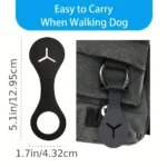 Silicone Dog Poop Bag Holder Leash Clip Pet Poop Bag Dispenser Hands-free Clip Dog Products Outdoor Travel Pet Waste Bag Holder - Image 2