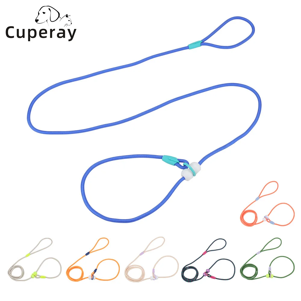 kf-Sd91813b7dfe1476d9134474136954cb09 Lightweight Dog Training Leash Durable Slip Leads for Dogs Classic Dog Rope Slip Lead Dog Leash for Small Medium Dogs & Puppies - Image 1