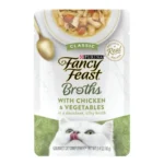 Purina Broths, Wet Cat Food, Chicken and Veggies, 1.4 oz Pouch, 16 Pack