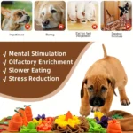 Pet Snuffle Mat for Dogs Sniff Mat Nosework Feeding Mat Slow Feeder Interactive Dog Puzzle Toys for Training and Stress Relief - Image 4