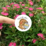 50/100/500pcs 1 Inch Thank You Stickers Cartoon Dinosaur Labels for Packaging Baking Labels Gifts Seal Decor Children's Stickers - Image 5