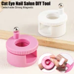 Automatic cat-eye nail tool, super strong rotating French manicure gel polish glass bead magnet. DIY nail art tool for beginners - Image 2