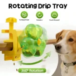New Clover Leakage Food Toy Adjustable Slow Feeder Wand Interactive Treat Dispenser for Cat Dog Pet Enrichment Playing Supplies - Image 3