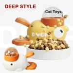 Dog 2-in-1 Interactive Toy Pet Automatic Food Treat Dispenser Cartoon Duck Design Slow Food Pet Snack Feeder for Dog Training - Image 2