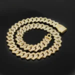 Creative Gift Link Chain Dog Diamond Chain Collar Inlaid Rhinestone Hip Hop Link Chain Necklace Bling 15mm Pet Crystal Necklace - Image 4