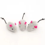 Interactive Catnip-Filled Rattle Mouse Toy for Cats Pretend Fur Design Pre-filled with Catnip for Enhanced Play Pet Game - Image 9