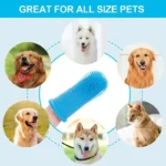 Pet Finger Toothbrush Kit Non-Toxic Silicone Dental Cleaning Tool for Dogs Cats Puppies Tartar Removal Bad Breath Care Cleaning - Image 6