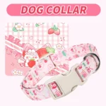 Valentine's Day Cat Dog Collar AntiLost No-Pull Adjustable Breakaway Collar for Small Medium Large Dogs Comfortable Pet Supplies