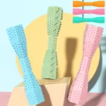 Durable Dog Chew Stick Teething Toy Bite Resistant Leakage Food Dispenser Pet Teeth Cleaning Interactive Dog Training Toy - Image 3