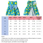 Dog Princess Dress Summer Kitten Pet Skirt Blue Lemon Bow Lace Dog Dresses for Small Medium Puppies Poodle Chihuahua Apparel - Image 6