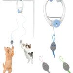 Electric Automatic Interactive Cat Toy USB Rechargeable Fluttering Butterfly Feather Wand for Indoor Enrichment And Stimulation - Image 5