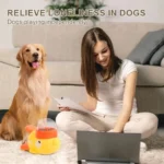 Dog Puzzle Feeder Interactive Pet Food Treat Dispenser Cartoon Duck Design Anti-slip Pet Automatic Feeder Toys for Dog Training - Image 6