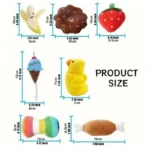 A 7-piece set of puppy sound toys, loose plush pet chewing, plush fruit snacks and vegetable puppy toys, suitable for pet play - Image 10