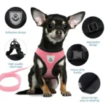 Cat Harness Vest Walking Lead Leash For Puppy Dogs Collar Polyester Adjustable Mesh Dog Harness For Small Medium Pet Accessories - Image 3