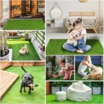 Artificial Turf Dog Potty Training Mat Reusable Grass Rug Replacement Turf Outdoor Lawn Mat Easy To Clean for Balcony Garden - Image 3
