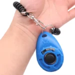 Dog Training Clicker Pet Cat Dog Click Trainer Use for Cat Puppy Birds Horses Aid Adjustable Wrist Strap Sound Key Chain - Image 4