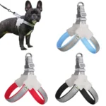 Pet Dog Harness for Small Medium Big Dogs Cats Hiking Puppy Adjustable Reflective Chest Strap French Bulldog Pug Teddy Supplies - Image 5