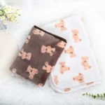 Soft Fluffy High Quality Pet Blanket Flannel Dog Sleeping Blanket Paw Print Pattern Pet Mat Warm Comfortable Blanket for Cat Dog - Image 5
