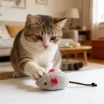 Interactive Catnip-Filled Rattle Mouse Toy for Cats Pretend Fur Design Pre-filled with Catnip for Enhanced Play Pet Game - Image 8