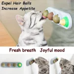 Natural Catnip Toys Silvervine Balls Teeth Cleaning Dental Wall Treats Extra Cat Energy Ball Edible Cat Lick Healthy Kitten Chew - Image 5