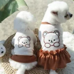 Spring Summer Soft French Bulldog Puppy For Small Medium Dogs T-Shirt Pet Lovers' Clothes Pet Skirts Dog Dress Cats Shirt - Image 4