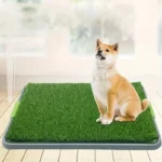 Artificial Turf Dog Potty Training Mat Reusable Grass Rug Replacement Turf Outdoor Lawn Mat Easy To Clean for Balcony Garden