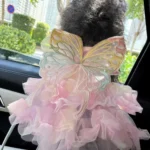 Dog Cat spring princess Dress Lace Skirt Pet Clothing Stripe Skirt Puppy Princess Apparel Cute Puppy Clothes Pet cat clothes - Image 3