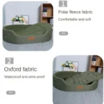 Waterproof and Anti-Mite Sofa Bed for Small Medium Large Dogs and Cats, Chew Resistant Mat, Wear-Resistant Pet Sleeping Beds - Image 5