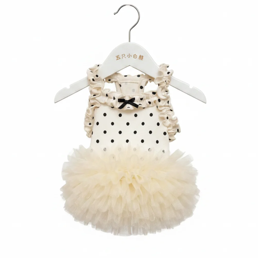 kf-Se399d00b8c9946a6b78f76c3d94c2f04Q New Breathable Puppy Slip Dress Soft Lace Hem Cat Sleeveless Dress Comfortable Summer Pet Princess Dress for Small Dog Cat - Image 1
