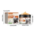 Pet Allergy and Itch Relief Cream for Dogs Cats Skin Health Care Cream 50g Skin Yeast Infections Ringworm Rashes - Image 6