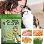 Chicken Cat Grass Molar Sticks 1/3/5bags Drain Hairballs Clean Teeth Gentle Hair Removal Pet Snacks Cat Grass Teething Sticks