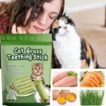 Chicken Cat Grass Molar Sticks 1/3/5bags Drain Hairballs Clean Teeth Gentle Hair Removal Pet Snacks Cat Grass Teething Sticks
