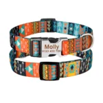 Personalized Dog Collar Custom Engraved Name ID Tag Nameplate Adjustable Small Large Medium Puppy Pet Dogs Collars - Image 2