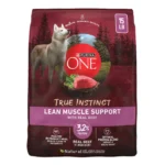 True Instinct Lean Muscle Support With Real Beef Natural With Added Vitamins, Minerals and Nutrients High Protein Dog Food, 15 l