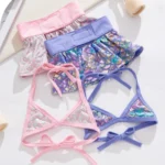 Dog Bikini Swimsuit Summer Puppy Bathing Dress Beach Clothes Cat Costume for Puppy Dog Cat Mermaid Pet Bikini for Chihuahua Pug