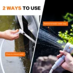 Portable Rechargeable Outdoor Shower Handheld Compact Design Gentle Shower Stream for Dog Bathing Car Washing Flower Watering - Image 3