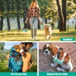 Portable Dog Pooper Scooper Outdoor Pet Waste Pick-up Cleaner Built-in Garbage Bag Handheld Pet Poop Grabber No Touch Design - Image 6