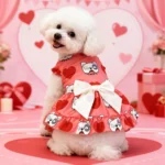 Dog Wedding Dress Princess Puppy Skirt Pet Clothes for Small Medium Dogs Cat Teddy Chihuahua Spring Summer Autumn Party Outfit - Image 3