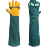 Pet Viper Anti-Bite Gloves Dog Training Anti-cat and Dog Scratch Gloves Anti-scratch Scratch Injury Thickened Extended Cowhide - Image 5
