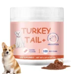 80g Bacon Flavored Pet Mushroom Powder For Healthy Intestinal Digestion Pet Care For Cats And Dog Daily Nutrition