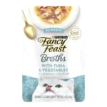 Purina Broths, Wet Cat Food, Tuna and Vegetables, 1.4 oz Pouch, 16 Pack