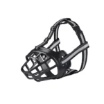 Adjustable Dog Muzzle Anti-Biting Dog Mouth Cover With Reflective Strip Can Drink Water Breathable Plastic - Image 3