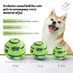 Pet Toy Indestructible Chew Toy Ball, Durable Dog Toy, Self-Entertaining Sound Ball, Puppy Cross-Border Dog Toy - Image 4