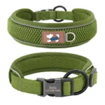 Personalized Dog Collar Mesh Breathable Dog Collars Reflective Pet Necklace Durable For Small Medium Large Dogs Free Engraving - Image 2