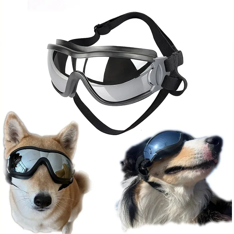kf-Sec162150b5d2456b8369b864e75c6536u Dog UV protective goggles, suitable for medium to large dogs, dust, wind, and snow resistant for outdoor eyes - Image 1