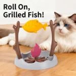 1set Pet Enrichment Rolling Tumbler Toy, Automatic Food Dispensing Toy, Interactive Entertainment Toy for Kitten - Image 6