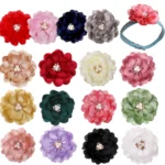 Big Flower-Collar 50px Dog Flower Collar Accessory Dog Bow Tie Pet Supplies Dog Accessories Bow Tie Collars For Small Dogs - Image 4
