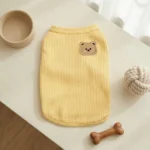 Waffle-Knit Dog Clothes Lightweight & Breathable Pet Sleeveless Tee Shirt Easy To Clean Puppy Outfit for Summer Outdoor Walking - Image 4