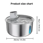5.5L Wireless Charging Automatic Water Fountain Intelligent Pet Water Dispenser With Filter Drinking Fountain For Cats Dogs - Image 6