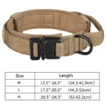 Outdoor Tactical Dog Collar Metal Buckle Collar for Dog Pet Products Nylon Medium Large Dog Training Neck Collars Accessories - Image 5
